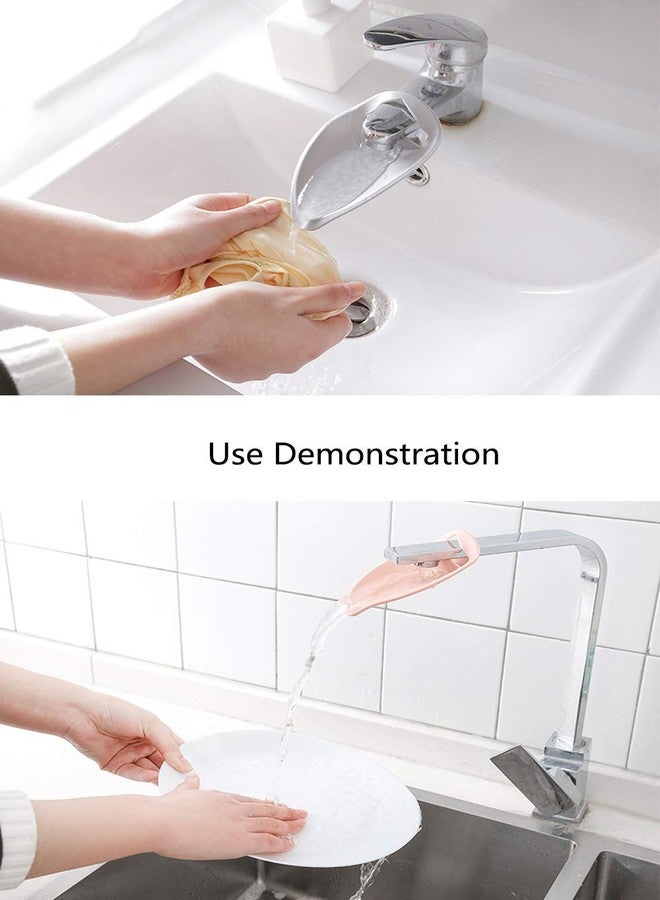 Sluswallow 3 Pack Faucet Extender for Toddlers - Sink Extender for Kids Hand Washing, Bathroom Sink Spout Wash Helper Kids' Bathroom Safety Products for Children Baby Toddler Sink Extender for Ki - Image 5